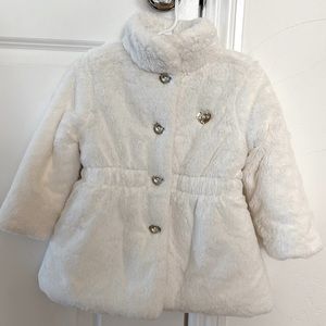 Juicy Couture girls faux fur coat